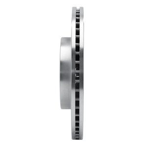 Subaru Impreza Brake Rotor (1) - Front Left - R1 Concepts - Drilled & Slotted - Silver - `17-`23